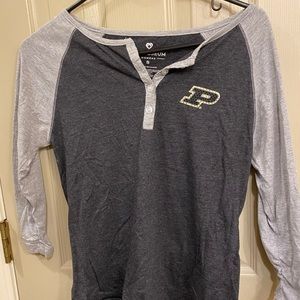 Purdue T-Shirt With Buttons